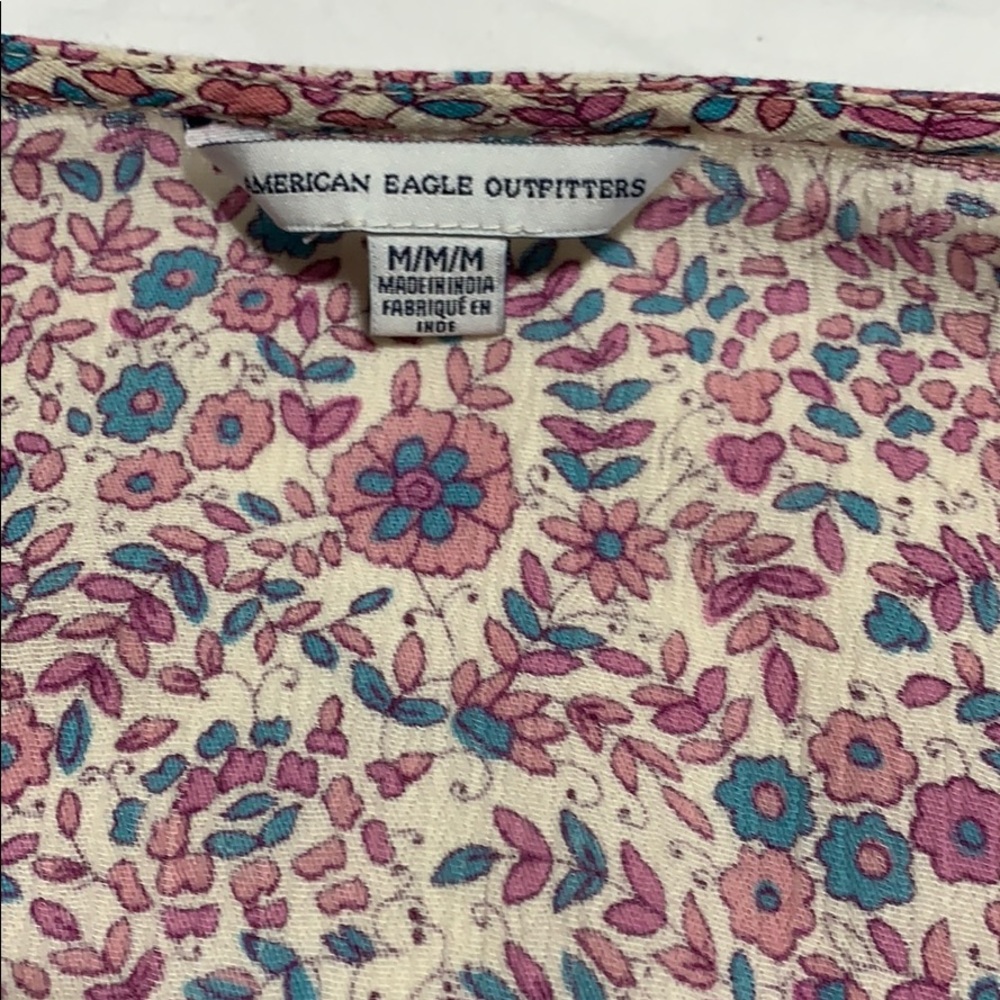 America Eagle boho pink and tan hues Romper - Picture 4 of 8